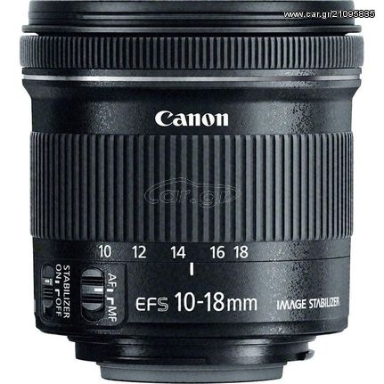 Canon EF-S 10-18mm F/4.5-5.6 IS STM έως 12 άτοκες δόσεις ή 24 δόσεις