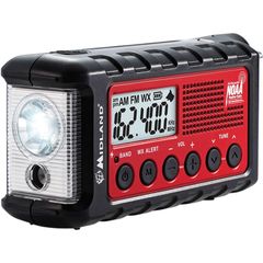 Midland ER300 Emergency Crank Weather Alert Radio έως 12 άτοκες δόσεις ή 24 δόσεις