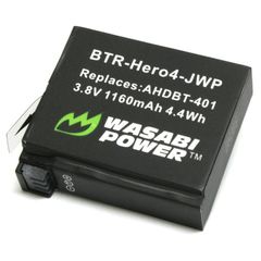Wasabi Power Battery for GoPro HERO4 έως 12 άτοκες δόσεις ή 24 δόσεις