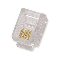 Φις Γραμμής Τηλεφώνου RJ11 connector 4 pin GOLD-PLATED 147-10052 FERRARA