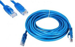 Καλώδιο δικτύου 1m UTP patch cord Cat.6 χαλκός 200200420 OEM Μπλε