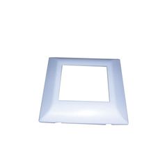 Πλαίσιο μονό 45X45 Δομημένης TPS Ferrara 160-56320  λευκό χρωμα Eurolamp