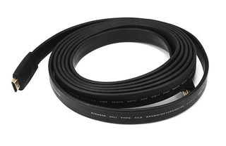 Καλώδιο HDMI Flat 10m Hi-Speed 3D-ready Μαύρο έκδοση HDMI 2.0 Ultra HD 4K FBD-010 ΟΕΜ