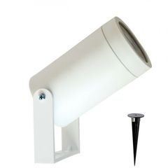 Σποτ κήπου καρφωτό μονό GU10 220-240V πλαστικό λευκό IP65 145-82020 FERRARA