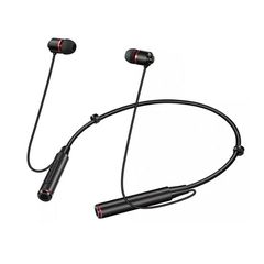 Remax RB-S6 Neckband Bluetooth Ασύρματα στερεοφωνικά ακουστικά κεφαλής σε μαύρο χρώμα V5.0