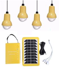 Solar Energy Kit SL-1603 Αυτόνομο Φωτοβολταϊκό Συστήματα φωτισμού με 3W Πάνελ και 4 Λάμπες LED 1,2W και θύρα USB OEM