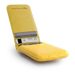 Case-mate Stingray Collection Foldover Pouch for iPhone 4/4S in Yellow