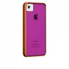 Case-mate Haze Cases for Apple iPhone 4/4s - Raspberry & Tangerine