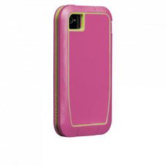 Case-mate Phantom Cases for Apple iPhone 4/4s - Raspberry & Lime + φιλμ προστασίας οθόνης