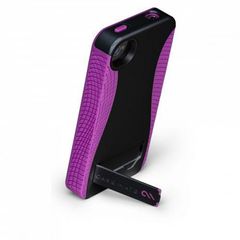 Case-mate Pop 2 Cases for iPhone 4s in Black & Raspberry