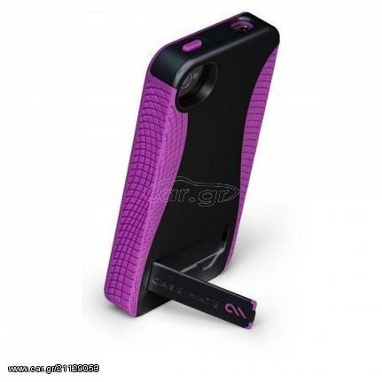 Case-mate Pop 2 Cases for iPhone 4s in Black & Raspberry