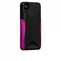 Case-mate Pop ID Cases iPhone 4/4s in Black & Raspberry