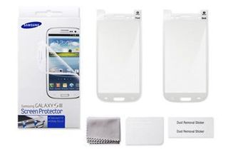 Samsung 2Pc Screen Protector White I8190 Galaxy S III Mini ETC-G1M7WE