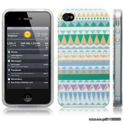 Θήκη TPU Gel για iPhone 4/4s Aztec Green by Warp