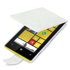 Θήκη Flip Low Profile για Nokia Lumia 520 White