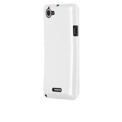 Case-Mate Barely There Cases for Sony Xperia L in White+Φιλμ Προστασίας Οθόνης