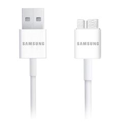 Samsung MicroUsb 3.0 Data Cable White Galaxy Note 3 ET-DQ11Y0WE Original χωρίς συσκευασία