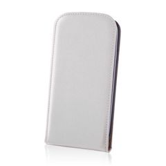 Θήκη Leather Deluxe για Huawei Y300 white