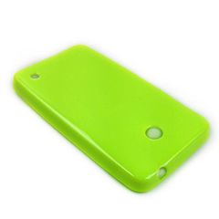 Θήκη TPU για Nokia Lumia 630 / 635 green + Φιλμ Προστασίας Οθόνης