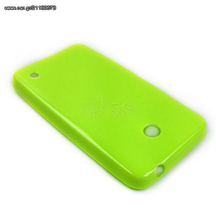 Θήκη TPU για Nokia Lumia 630 / 635 green + Φιλμ Προστασίας Οθόνης