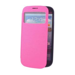 Θήκη Smart Flap για Samsung Galaxy S4 Mini i9190 pink