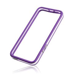 Θήκη Bumper Clear για Samsung Galaxy S7562 / S7580 purple