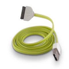 USB Cable Silicone green για iPhone 3G / 3GS / 4 /4S