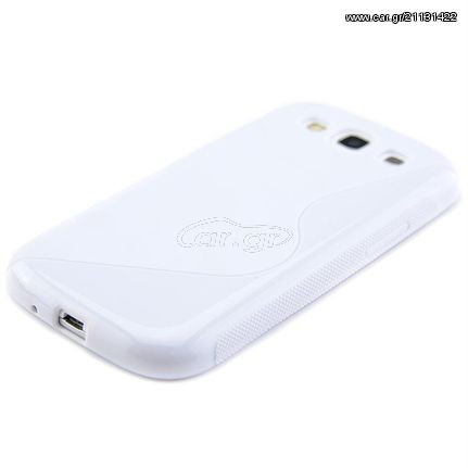 Θήκη TPU S-Line για Samsung Galaxy S3 i9300 White