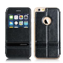 Θήκη USAMS Merry S-View Apple iPhone 6 Plus Black