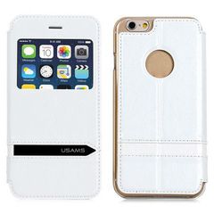 Θήκη USAMS Merry S-View Apple iPhone 6 Plus White