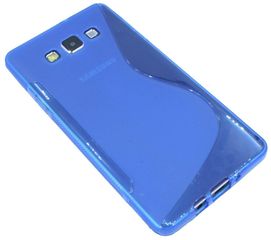 Θήκη TPU S-Line για Samsung Galaxy A7 2016 A710 μπλε χρώματος