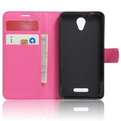 Θήκη OEM Wallet για Alcatel POP 4 5 " ( stand ,θήκες για κάρτες,χρήματα) ροζ χρώματος