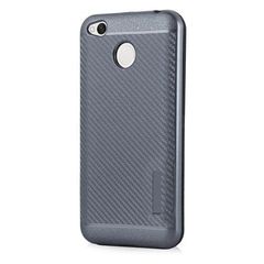 Θήκη OEM Carbon Slim Armor Hybrid Case Rugged Cover Xiaomi Redmi 4X γκρι χρώματος