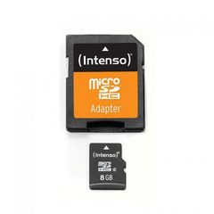 Intenso microSDHC 8GB Class 10 with Adapter