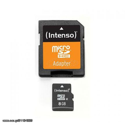 Intenso microSDHC 8GB Class 10 with Adapter