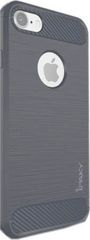 Θήκη iPaky Slim Carbon flexible cover TPU for iPhone 7 grey