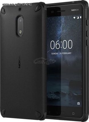 Nokia CC-501 Original Rugged Impact Case Nokia 6 μαύρου χρώματος