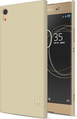 Θήκη Nillkin Super Frosted Shield για Sony Xperia XA1 Ultra G3221 G3223 gold + Φιλμ Προστασίας Οθόνης