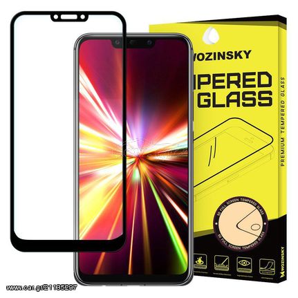 Tempered Glass Full Glue Super Tough Full Coveraged with Frame Case Friendly for Huawei Mate 20 Lite black