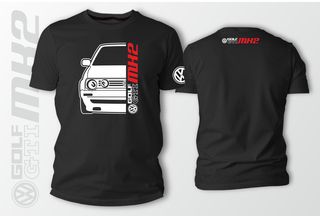 Μπλουζάκι Volkswagen Golf GTI MK2 100% βαμβακερά σε διάφορα χρώματα .