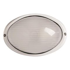 Eurolamp Απλίκα Τοιχου Obaλ Αλουμινιου Λευκη - 147-55060