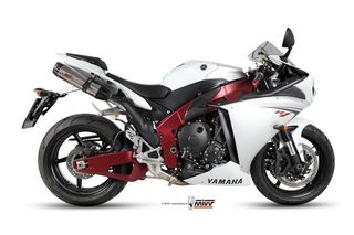Mivv Ολόσωμη Εξάτμιση Suono S.Steel/Carbon End Yamaha R1 2009 - 2014