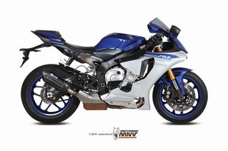 Mivv Εξάτμιση Suono Black S.Steel/Carbon End Yamaha YZF R1 1000 2015 - 2022**
