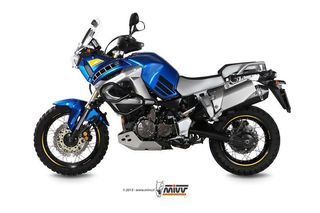 Mivv Εξάτμιση Τελικό Speed Edge Black S.Steel/Carbon End Yamaha XTZ 1200 Tenere 2010 - 2021*