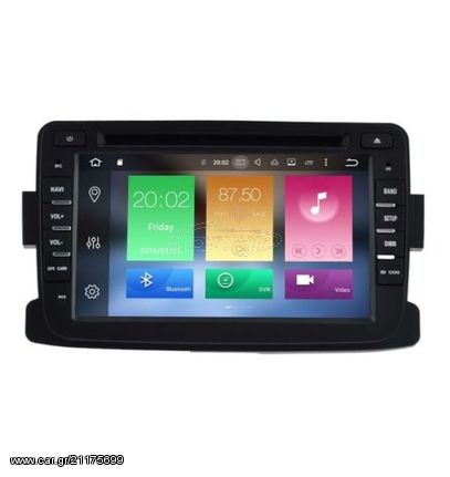 Bizzar Renault Captur/Dacia Duster Android 9.0 Pie 4core Navigation Multimedia (Δώρο Κάμερα)*...autosynthesis.gr
