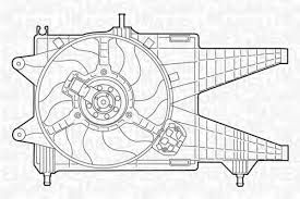 FIAT IDEA, PUNTO, LANCIA MUSA, YPSILON Βεντιλατέρ, ψύξη κινητήρα