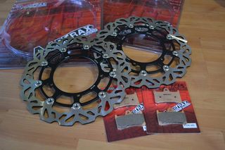 ARTRAX FRONT BRAKE DISKS YZ-F R1/FZ1 (ΚΙΤ ΔΙΣΚΟΠΛΑΚΕΣ ΕΜΠΡΟΣ ΜΑΖΙ ΜΕ ΤΑΚΑΚΙΑ)