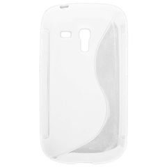 OEM Θήκη Σιλικόνης  Για Samsung Galaxy S Duos/S7562  Άσπρη