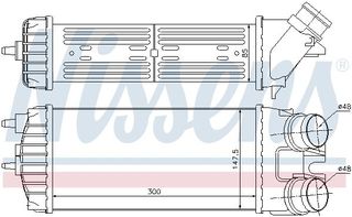 Ψυγείο Intercooler CITROEN XSARA PICASSO MPV / ΠΟΛΥΜΟΡΦΙΚΑ / 5dr 2004 - 2007 ( N68 ) 1.6 HDi  ( 9HY (DV6TED4),9HZ (DV6TED4)  ) (109 hp ) Πετρέλαιο #064006200