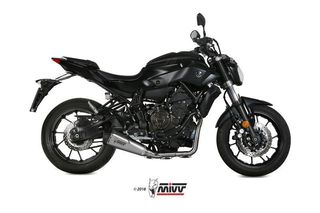 Mivv Εξάτμιση Ολόσωμη Delta Race S.Steel/Carbon End Yamaha MT 07 2014 - 2020*